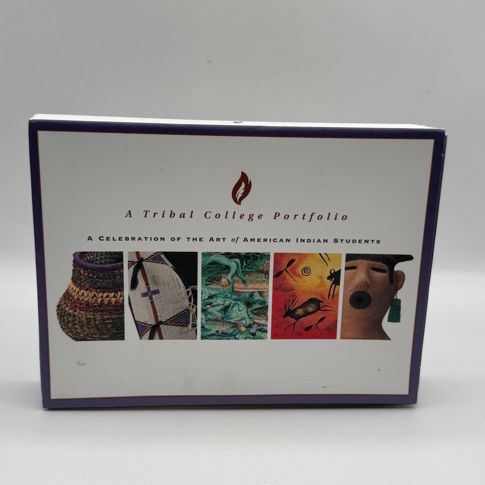 American Indian College Fund Notecard Set Multi Tribal College Portfolio 2005